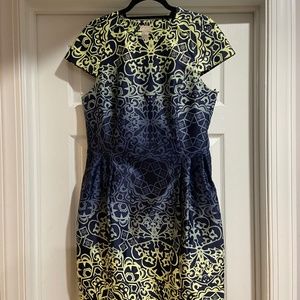 H&M Green and Blue Dress - NEVER WORN